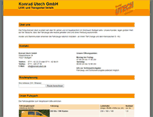 Tablet Screenshot of konrad-utech.de
